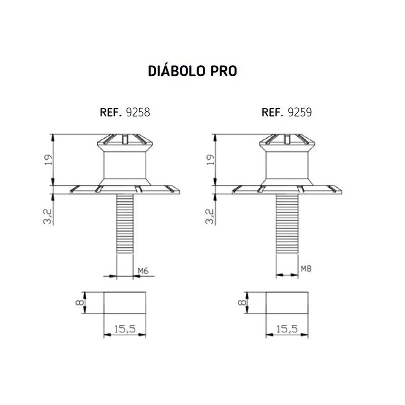 TRIUMPH DAYTONA 675 13' - 18' DIÁBOLO PRO M8 TRIUMPH DAYTONA 675 13' - 18' DIÁBOLO PRO M8